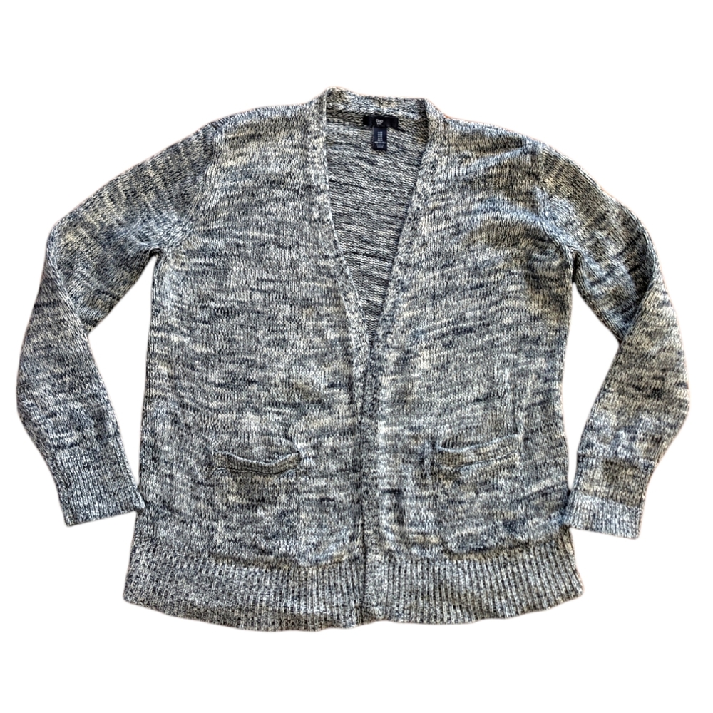 GAP Knit Open Front Cotton Cardigan Medium